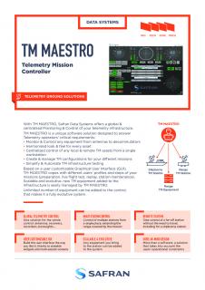 亚慱体育app官网下载iosSafran Data Systems - TM Maestro -数据表